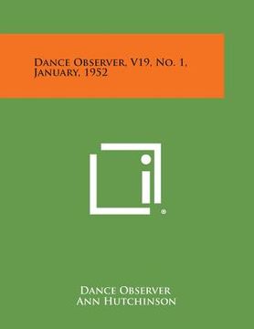 portada Dance Observer, V19, No. 1, January, 1952 (en Inglés)