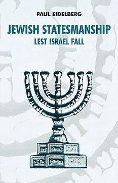 portada jewish statesmanship: lest israel fall (en Inglés)