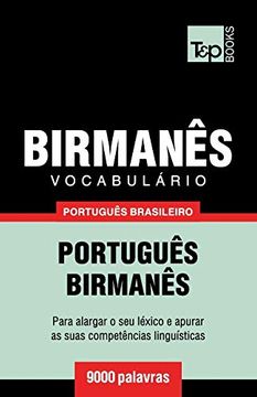 portada Vocabulário Português Brasileiro-Birmanês - 9000 Palavras 