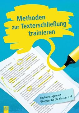 portada Methoden zur Texterschließung Trainieren: Kopiervorlagen mit Übungen für die Klassen 6-9: Kopiervorlagen mit Übungen für die Klassen 6-9 (in German)