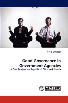 portada good governance in government agencies