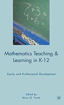 portada Mathematics Teaching and Learning in K-12: Equity and Professional Development (en Inglés)