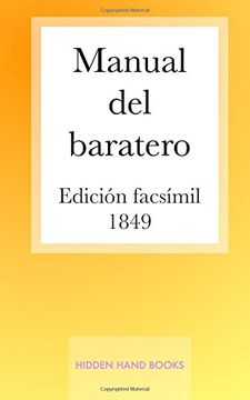 portada Manual del Baratero: Arte de Manejar la Navaja (in Spanish)