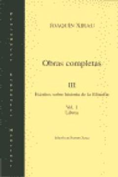 portada Escritos Sobre Historia de la Filosofia. Libros (in Spanish)