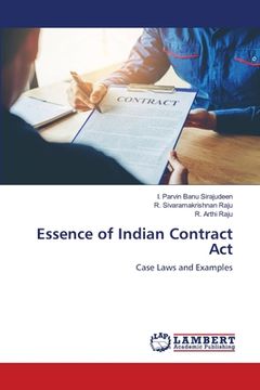 portada Essence of Indian Contract Act (en Inglés)