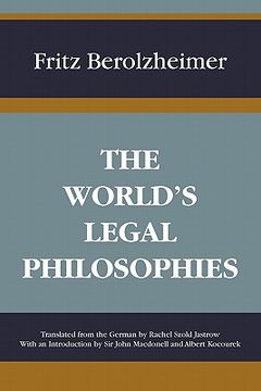 portada the world's legal philosophies (in English)