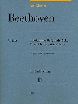 portada Am Klavier - Beethoven: 9 Bekannte Originalstücke von Leicht bis Mittelschwer