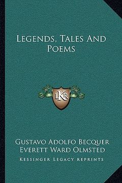 portada legends, tales and poems (in English)