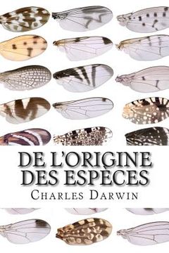 portada De l'Origine des espèces (in French)