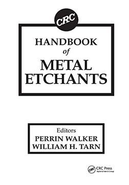 portada Crc Handbook of Metal Etchants 