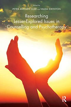 portada Researching Lesser-Explored Issues in Counselling and Psychotherapy (en Inglés)