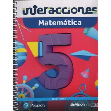 portada Matematica 5 Interacciones Pearson