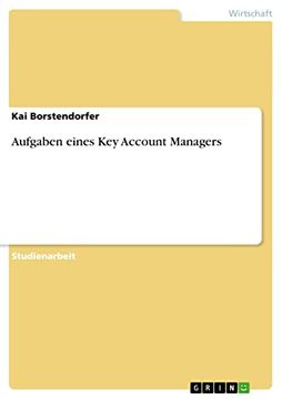 portada Aufgaben Eines key Account Managers (in German)
