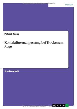 portada Kontaktlinsenanpassung bei Trockenem Auge (German Edition)