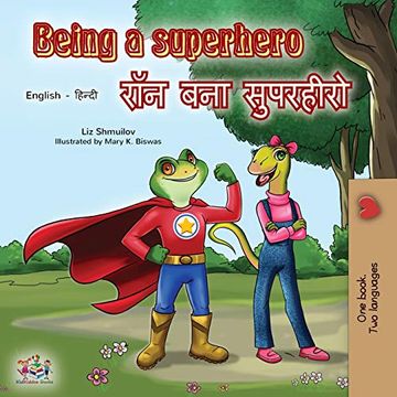 portada Being a Superhero (English Hindi Bilingual Book) (English Hindi Bilingual Collection) (in Hindi)
