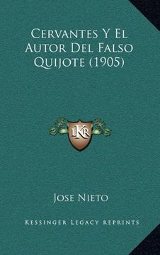 portada Cervantes y el Autor del Falso Quijote (1905)