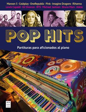 portada Pop Hits (Partituras): Partituras Para Aficionados Al Piano