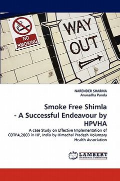 portada smoke free shimla - a successful endeavour by hpvha (in English)