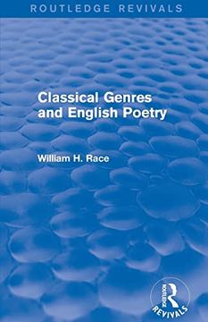 portada Classical Genres and English Poetry (Routledge Revivals) (en Inglés)