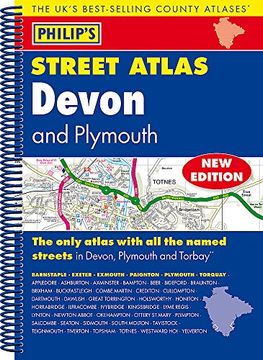 portada Philip's Street Atlas Devon: Spiral Edition