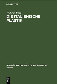 portada Die Italienische Plastik (en Alemán)