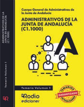 portada Administrativos de la Junta de Andalucía 2023. Temario Volumen 1 (C1. 1000) (in Spanish)