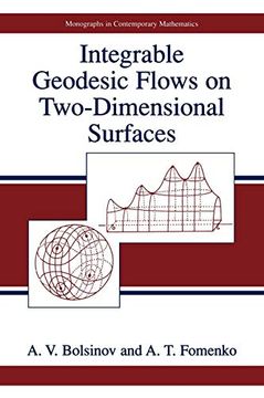 portada Integrable Geodesic Flows on Two-Dimensional Surfaces (Monographs in Contemporary Mathematics) (en Inglés)