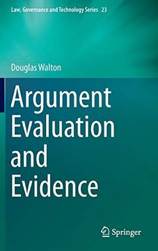 portada Argument Evaluation and Evidence 23 Law, Governance and Technology Series, 23 (en Inglés)