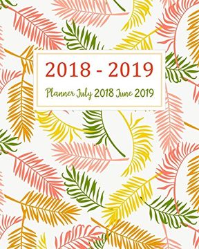 portada Planner July 2018 June 2019: Two Year - Daily Weekly Monthly Calendar Planner | 12 Months July 2018 to June 2019 for Academic Agenda Schedule. (July 2018 to June 2019 Planner) (Volume 2) 