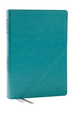 portada Nkjv, Word Study Reference Bible, Leathersoft, Turquoise, red Letter, Comfort Print: 2,000 Keywords That Unlock the Meaning of the Bible (in English)