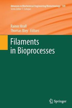 portada Filaments in Bioprocesses (en Inglés)