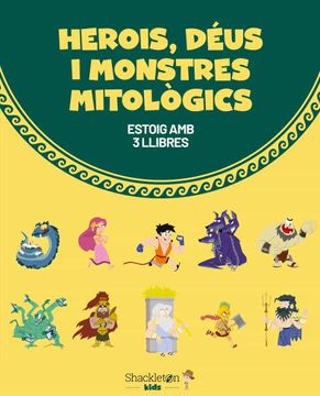 portada Herois, Déus i Monstres Mitològics: Estoig amb 3 Llibres (Mitologia per a Nens) (in Catalá)