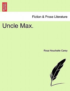 portada uncle max. (in English)