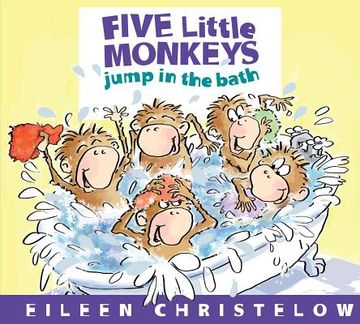 portada five little monkeys jump in the bath (en Inglés)
