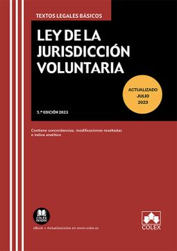 portada Ley de la Jurisdiccion Voluntaria 5ª ed