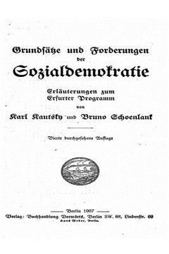 portada Grundsätze und Forderungen der Sozialdemokratie, Erläuterungen Zum Erfurter Programm (en Inglés)