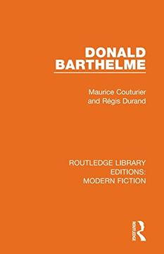 portada Donald Barthelme (Routledge Library Editions: Modern Fiction) (en Inglés)