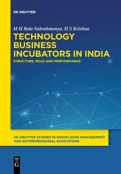 portada Technology Business Incubators in India (en Inglés)