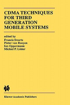 portada cdma techniques for third generation mobile systems (en Inglés)