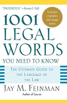 portada 1001 Legal Words you Need to Know: The Ultimate Guide to the Language of the law (en Inglés)