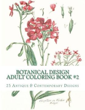 portada Botanical Design Adult Coloring Book #2