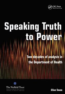 portada Speaking Truth to Power: Two Decades of Analysis in the Department of Health