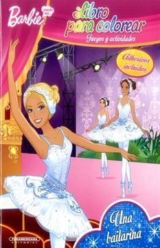 portada Una Bailarina Barbie Libro Para Colorear