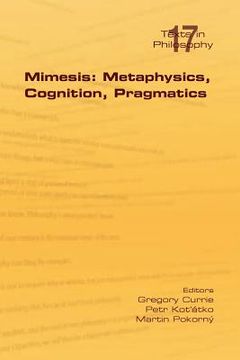 portada mimesis: metaphysics, cognition, pragmatics (en Inglés)