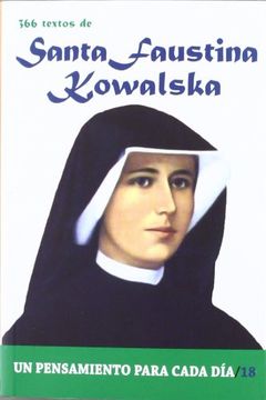 portada 366 Textos de Santa Faustina Kowalska (un Pensamiento Para Cada Día)