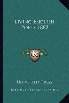portada living english poets 1882 (en Inglés)