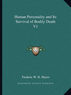 portada human personality and its survival of bodily death v1 (in English)