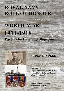 portada royal navy roll of honour - world war 1, by date and ship/unit (en Inglés)