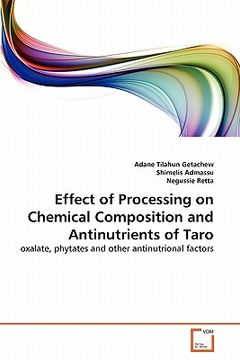 portada effect of processing on chemical composition and antinutrients of taro (in English)