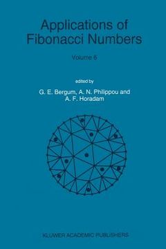 portada applications of fibonacci numbers: volume 6 proceedings of the sixth international research conference on fibonacci numbers and their applications, wa (en Inglés)